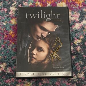 Twilight Single Disc Edition DVD with Ashley Green Autograph